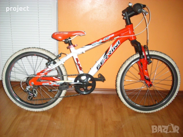 20" FERRINI ЛЕК АЛУМИНИЕВ детски велосипед,колело с скорости.Промо цена