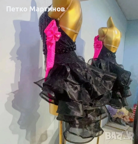 Рокля за спортни танци- латина, снимка 2 - Детски рокли и поли - 54236060