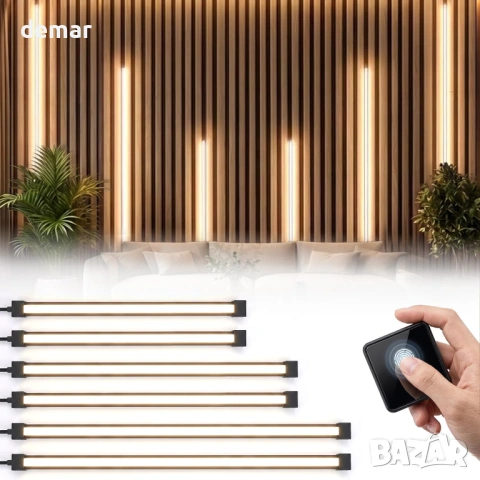 LED осветление за акустични стенни панели – комплект 6 броя