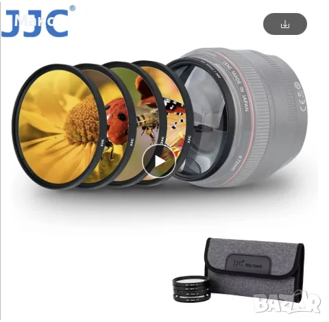 JJC Macro Close Up Lens Filter Kit 67 mm +2 +4 +8 +10