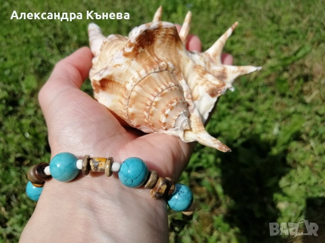 Дизайнерски комплект бижута ръчна изработка + подарък, снимка 5 - Бижутерийни комплекти - 30018295