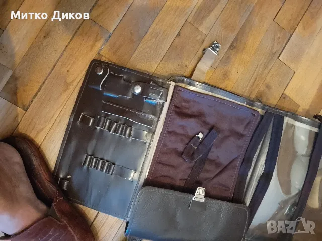 Командирска чанта естествена кожа нова 300х215х 80 мм #14, снимка 8 - Екипировка - 55300376