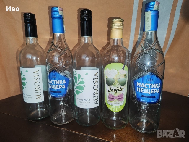 Стъклени бутилки - Всякакви 0,2 0,5 0,7 и 1л, снимка 6 - Буркани, бутилки и капачки - 54526090