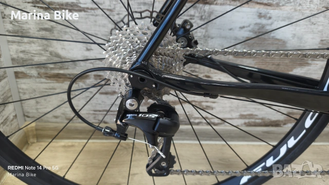 Алуминиев шосеен велосипед Ridley Fenix SLA Shimano 105 Fulcrum 900 | L, снимка 4 - Велосипеди - 55082724