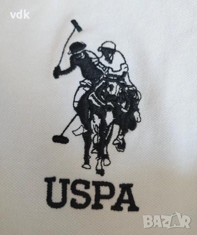 100% Оригинална мъжка тениска с яка U.S. POLO ASSN!  , снимка 5 - Тениски - 55123913