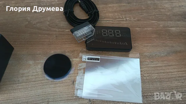 Универсален Head-Up дисплей за автомобил X5, 3.5 инча, аларма за скорост, аларма за температура, снимка 6 - Аксесоари и консумативи - 55504494