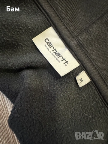 Мъжко!Carhartt Hooded Chase Sweat размер М, снимка 5 - Суичъри - 54069459