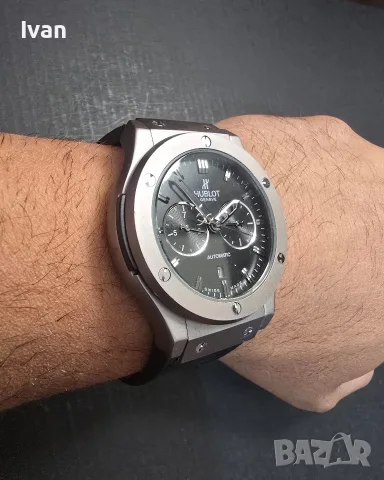 Hublot мъжки часовник автоматик, снимка 9 - Луксозни - 55509643
