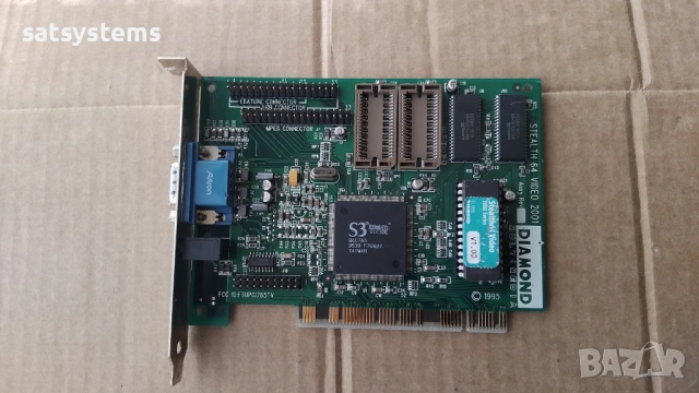 Видео карта S3 Trio 64V+ Diamond Stealth 64 Video 2001 1MB PCI