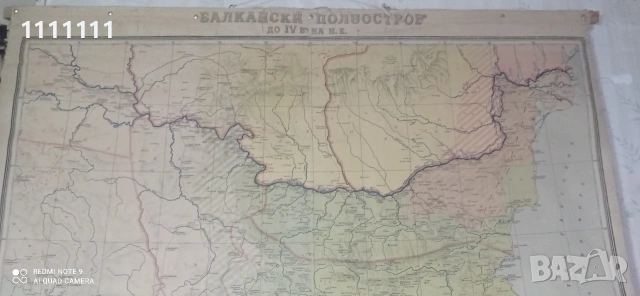 историческа карта Европа 14-15 век, снимка 10 - Антикварни и старинни предмети - 55017975