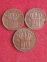 20 и 50 сантима 1954,59,78 г. Белгия., снимка 1