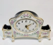 Порцеланов настолен часовник Royal Dux Bohemia Komtesa в стил Empir., снимка 2