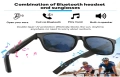 Touch Контрол Хендсфрий Смарт Очила UV Защита Bluetooth5.3 ГласовПреводач ИзкуственИнтелект 2xКолони, снимка 8