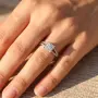 Нов Златен Пръстен с 0.72кт Естествени Брилянти , снимка 3