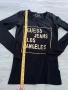 Дамска блуза Guess Jeans с дълъг ръкав черна, снимка 4