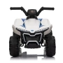 Детско акумулаторно ATV 6V 25W – Електрическо ATV с LED светлини за деца 1.5+ години, бяло, снимка 5