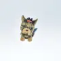 Стара Играчка Фигурка - Куче - Миниатюра Кученце Йорки , снимка 1