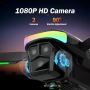Нов Мини дрон 1080P камера смарт дистанционно екран 3D Flips калъф за начинаещи, снимка 3