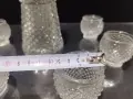 Стар кристален сервиз за ракия , снимка 3