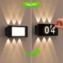 Смарт/LED стенна лампа за външен монтаж с табло с номера и IP66, Easy DIY, снимка 2
