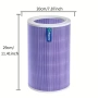 Нов лилав HEPA филтър за Xiaomi 3C/3H/3, 2C/2H/2S, Pro, снимка 2