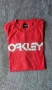 Оригинална мъжка тениска Oakley (Размер M) – Червена, отлично състояние, снимка 2