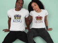 Тениски за семейства и влюбени двойки King & Queen , снимка 1