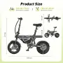 Eлектрическо колело iScooter EB1S 500W 36V 12Ah, снимка 2