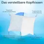 Ergo Dream Memory Foam възглавница 50x70 см регулируема, снимка 6