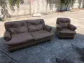 кожен диван , перфектен, снимка 1