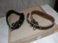 Нашийници естествена кожа дебели 6мм дълги 70см на 37 мм ширина като нови, снимка 1