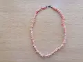 Колие от естествен корал сьомга , снимка 1