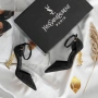 Yves Saint Laurent Дамски Обувки С Кристали На Метален Ток - Различни Цветове Код SK1315, снимка 1