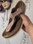 чехли Birkenstock GIZEH Suede Metallic Rose Copper номер 39 , снимка 2