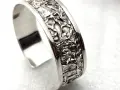 Сребърна Гривна (проба 925)- 30,73 гр. /ръчна изработка/, снимка 3