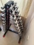 Професионален комплект хромирани дъмбели 1-10 кг със стойка Vasil Gym, снимка 4