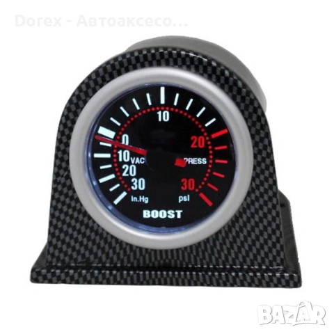 Измервателен уред за турбо налягане Boost Meter 52 мм. - 2 модела, снимка 4 - Аксесоари и консумативи - 55264625
