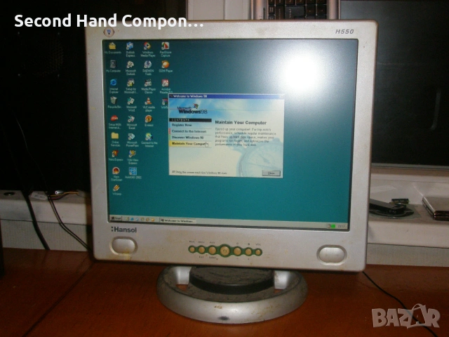 (Има нужда от поддръжка) инсталиран Ретро билд с windows 98, снимка 2 - Работни компютри - 54271910