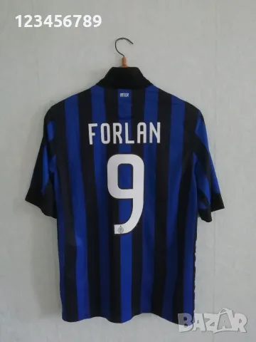 Inter Milan Forlan Nike оригинална тениска фланелка Форлан Интер Милан екип 