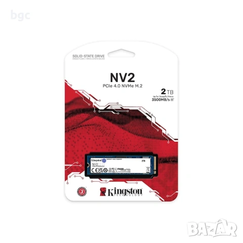 НОВ 2TB Kingston NV2 PCIe 4.0 NVMe Solid State Drive (SSD) , M.2 