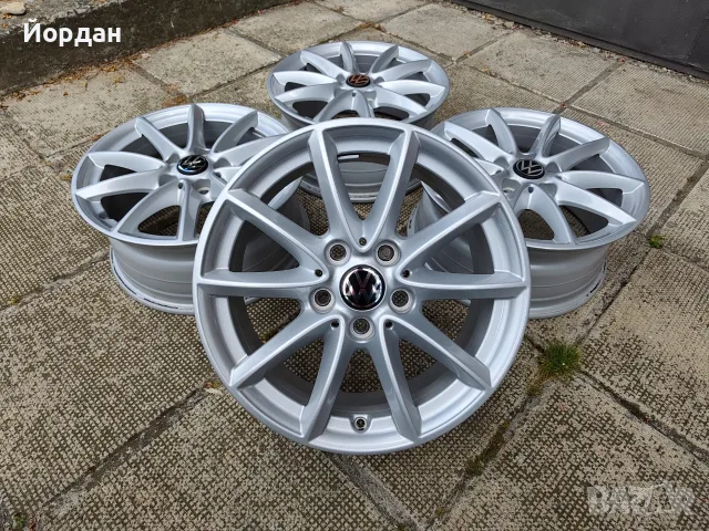 Алуминиеви джанти 16 ' цола 5x112 VW TOURAN GOLF /Фолксваген 5х112 57,1 ET52, снимка 2 - Гуми и джанти - 55364011