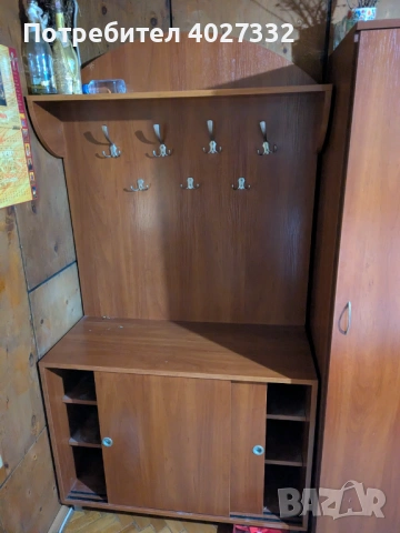 олямо портманто с много закачалки и шкаф за обувки - отлично състояние