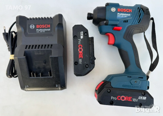 BOSCH GDR 18V-160 - Акумулаторен импакт 2x18V 4.0Ah като нов!