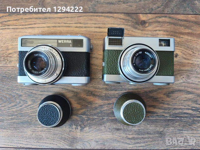 Два фотоапарата - 20€ обща цена, снимка 2 - Антикварни и старинни предмети - 55239976