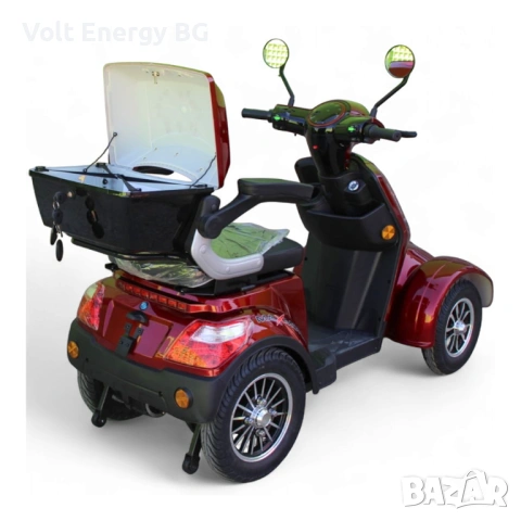 Електкрическа четириколка Max Motors FM4, 1500W, 60V, 20Ah, червен металик, снимка 4 - Инвалидни скутери - 54886289