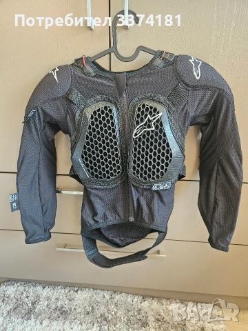 Детска ризница ALPINESTARS BIONIC ACTION V2 BLACK 