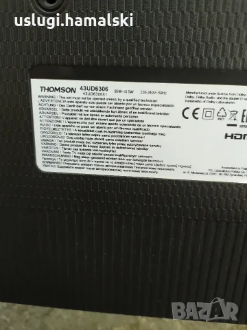 LED телевизор Thomson 43", снимка 8 - Телевизори - 55444892