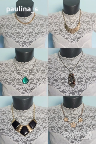 Шест различни броя / Колие тип чокър / Лятна визия