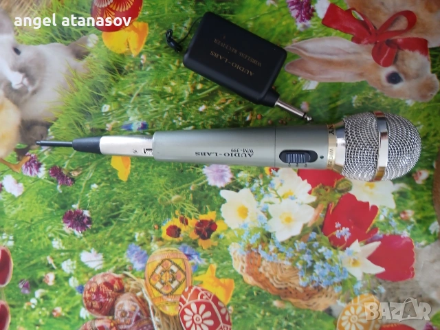 Продавам безжичен микрофон AUDIO LABS(SONY), снимка 4 - Микрофони - 54606114
