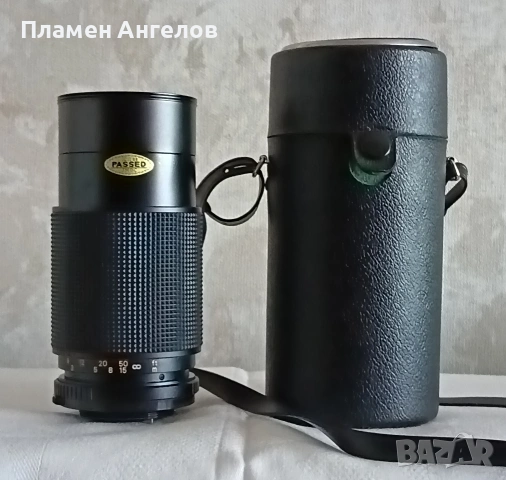 Японски ръчно фокусен обектив-байонет Минолта. 